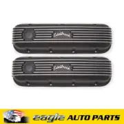 Chev Big Block Edelbrock Classic Cast Aluminum Rocker Covers # ED41853