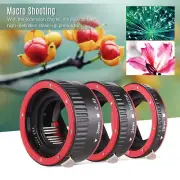 Auto Focus Macro Lens Extension Tube Close Up Ring for Canon EOS EF EF-S T6C3