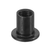 M8 T-nuts, 20pcs Carbon Steel Hex Socket Head Insert Nut 12mm Height, Black