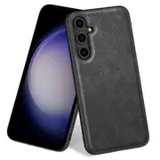 For Samsung Galaxy S23 Fe Retro Phone Case Pu Leather Coated Tpu+pc Non-slip Grip Cover