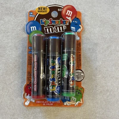 M&M's Lip Smacker LipSmacker's Lip Balm Pack, 3 Pack Milk Chocolate Flavored 927