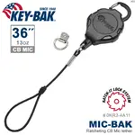 【IUHT】KEY-BAK MIC-BAK系列36” 鎖定伸縮繫繩-MIC耳麥 (附扣環)#0KR3-4A11