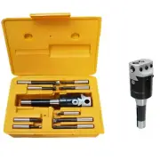 9 Pc Set 2" Boring Head R8 Shank 1/2" Carbide Bar Set Bridgeport Milling