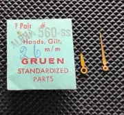 Gruen 560ss Watch Hands Alpha Gilt 26mm
