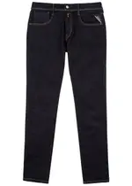 Replay Anbas Hyperflex Re-Used Slim-leg Jeans - Dark Blue - 33 (W33 / M) 33 (W33 / M)