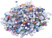 1 Set Crystal Mosaic Glass Stickers for Crafts Creative Glass Decals Mixed Color for Jewelry Vases and Picture Decorations