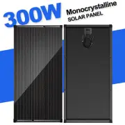 300W Solar Panel 12V Mono Caravan Home Off Gird Battery Charging Power Fixed
