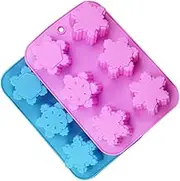 SEWACC 2pcs Handmade Soap Trays Ice Cube Tray with Lid Moon Cake Mold Mooncake Mold Enamel Baking Tins Large Muffin Tin Stackable Ice Cube Molds Tuile Mould Cake Fondant Mould Cupcake Pan