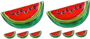 RORPOIR 8 Pcs Fruit Brooch Watermelon Brooch Pin Sweater Clips for Cardigans Food Brooches Watermelon Pins Watermelon Slice Enamel Pin Luau Partry Favor Fruit Enamel Pin Scarf Clips Alloy
