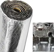 Sawanork Heat Sound Deadening Insulation Mat, Automotive Noise and Heat Shield Insulation, Closed Cell PE Foam Vibration Dampening for Car Hood, Roof Door and Trunk, 40x20 inch, 394mil(10 mm)