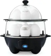 Deluxe 12-Egg Cooker with Auto Shut-Off – Boil, Poach, Steam & More