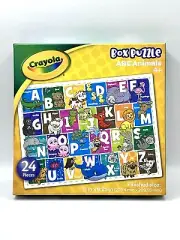Crayola ABC Animals 24 Pieces Educational Jigsaw Puzzle Box for Early Learning