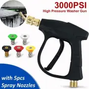Snow Foam Washer Gun Car Washes Soap Lance Cannon Spray Pressure Jet Bottle Kit