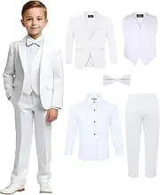 [S.H. Churchill & Co.] Boy's 5-Piece Tuxedo Set - Black