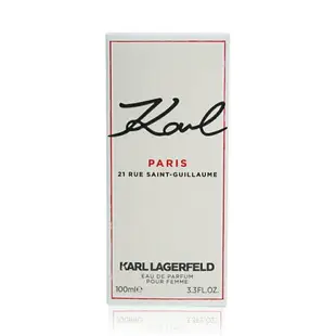 KARL LAGERFELD 卡爾巴黎香榭女性淡香精 100ML-買就送TOUS 淘氣小熊寶寶迷你香水4.5ML