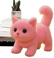 Cat Toys - Electric Cat Toy - Electric Cats Stuffed Animal - Cute Animals Toys for Daughter Girls Boys Son Mother's Day Thanksgiving Valentine's Day Gift | Interactive Plush Pet for Family Home