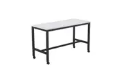OL Axis Mobile Bar Leaner - White Top