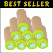 8 Rolls of Pre-Taped 12" x 50FT Masking Paper - Perfect for Precise Paint Jobs