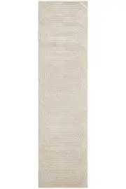 Lotus Carl Beige Runner Rug