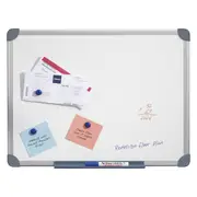 Quartet Basics 90x180cm Dry-Erase Magnetic Whiteboard w/ Marker/Pen Tray White