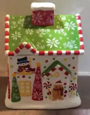 Temp-tations by Tara Winter Whimsy Gingerbread House Cookie Jar