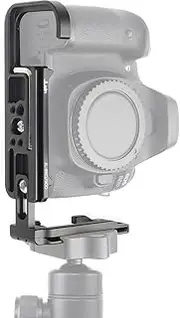 Hersmay Quick Release Plate L Angle L-Bracket Plate for Canon EOS 70D 80D 90D Camera, Expandable Base Plate Compatible with Arca Swiss Tripod