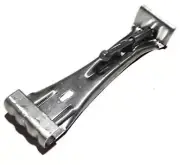 6" inch Aluminum Hidden Rain Gutter Bracket Hook NO Clip Style Hangers with p...