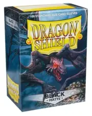 Dragon Shield Matte Sleeves - Black (100-Pack) AT-11002