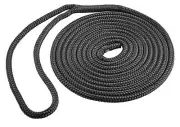 Samson Rope 604040203061 Harbormaster Black 5/8" X 30’ Double Braid Dock Line