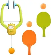 Piing Pong Training Set - Cute Hanging Piing Pong Ball Set, Adjustable Indoor Outdoor Props | Piing Pong Game with Rackets and Balls, Bam Piing Pong