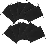 [GANAZONO] 10 Pcs Snow Goggles Carrying Pouch Drawstring Closure Microfiber Protection Bag for Ski Goggles Eyewear and Accessories Travel Storage Sleeve