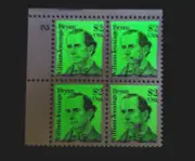 1986 Plate Block 2195 US MNH William Jennings Bryan! $41 + Razer Burn Tag EFO