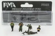 Precision Model Art 1/72 German Army Tank Crew 5-Piece Set