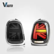 For 2014-2022 Mini Cooper F55 F56 F57 LED Rear Tail Light Smoke Lens Chrome Ring (for: Mini)