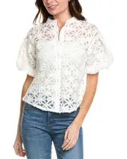 Gracia Mesh Flower Top