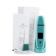 Ultrasonic Skin Scrubber EMS Facial Pore Deep Cleansing Spatula Blackhead Dead Skin Remover Acne Extractor Face Lifting Massager