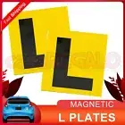 2x Magnetic Yellow Learner L Plates L Plate FOR QLD VIC WA Queensland Victoria