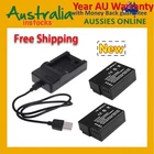 2x Battery + Led USB Micro Charger for Panasonic Lumix G85 G80 G5 G6 G7 GX8 GH2
