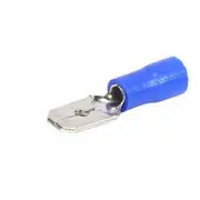 Aerpro 6.4Mm Male Spade Terminal Blue - 100 Pieces, APSM63B