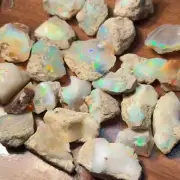 50Ct Natural Ethiopian Jumbo Welo Fire Opal Rough Specimen Gemstone 6-8 Pcs
