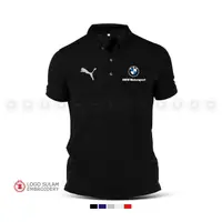 在飛比找蝦皮購物優惠-Polo T 恤新 BMW M 賽車黑豹賽車性能 Baju 