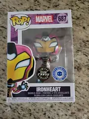 2020 Funko Pop Marvel Ironheart #687 Box Exclusive Glow in the Dark CHASE