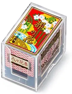 現貨 日本製 任天堂 都之花 花札 花牌 卡牌 紙牌 遊戲 桌遊 紅色 黑色
