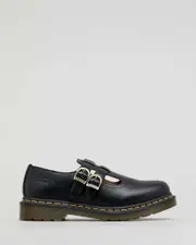 [DR MARTENS] DR MARTENS Women's 8065 Mary Jane Shoes in Black Size UK 4 UK 4 Black