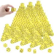 Libima 300 Pcs Foam Dice Set 0.79 Inch Small Yellow Dot Dice Foam Cubes Eva F...