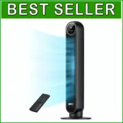 Nomad One Tower Fan - Energy Efficient Bladeless Design for Cozy Indoor Spaces