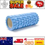 Foam Roller 30x10cm EVA Muscle Roller for Yoga, Pilates, Back Therapy - Blue