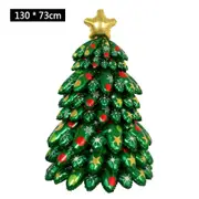 Large Christmas Tree Shaped Foil Balloon Set Xmas New Year Party Decorations