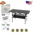 Portable Folding Picnic Table 47x22 with Water-Resistant Surface - Perfect for 6