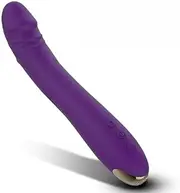Realistic Dildo Vibrator for Women, Sex Toys Clitoris G Spot Anal Stimulator with 10 Powerful Vibration Mode, Waterproof Powerful Vibrator for Couples (Purple)